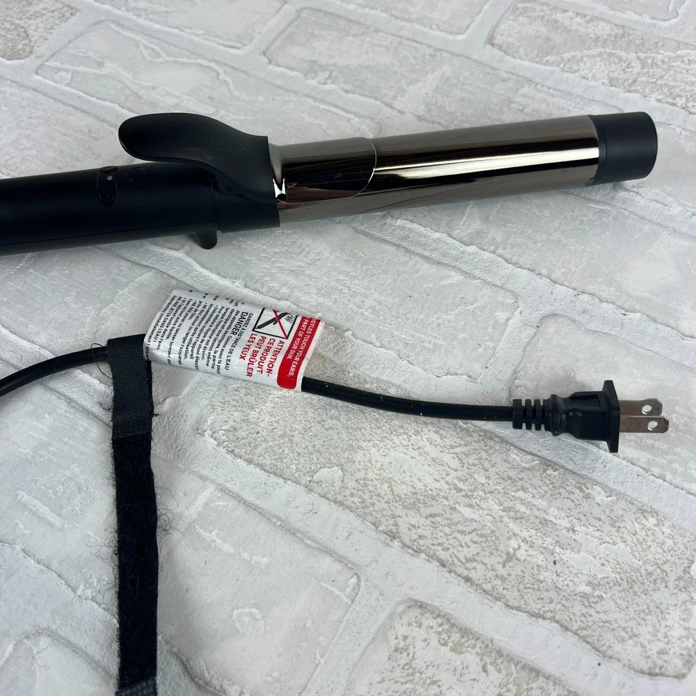 TYMO ROTA Ionic Rotating Curling Iron Automatic Wand 1 1/4 Inch Hair Curler